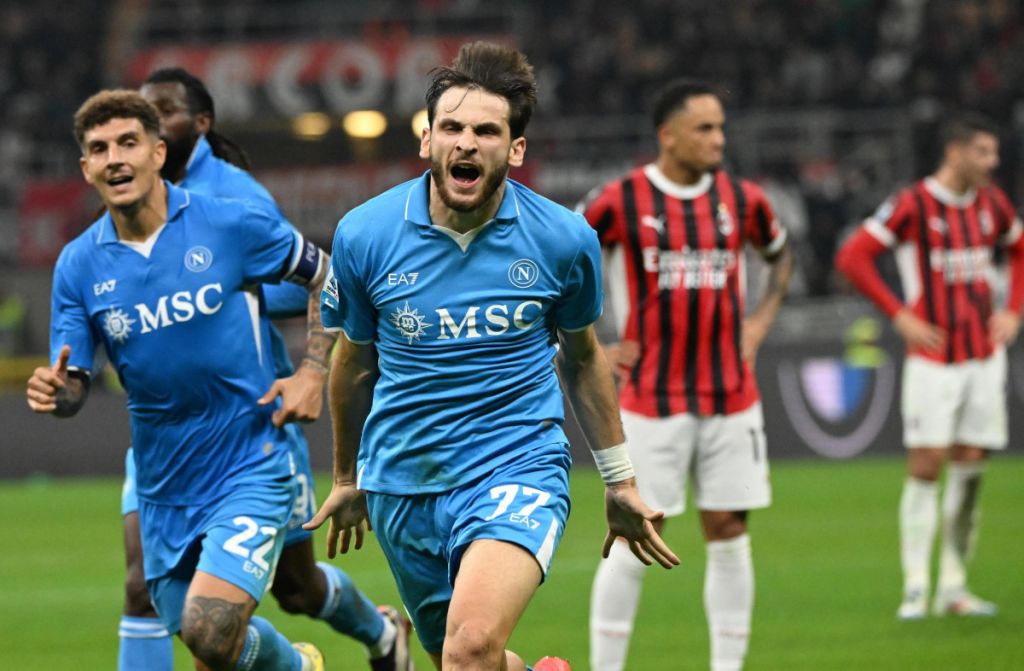 Serie A Milan 0 2 Napoli Lukaku And Kvaratskhelia Crush Rossoneri