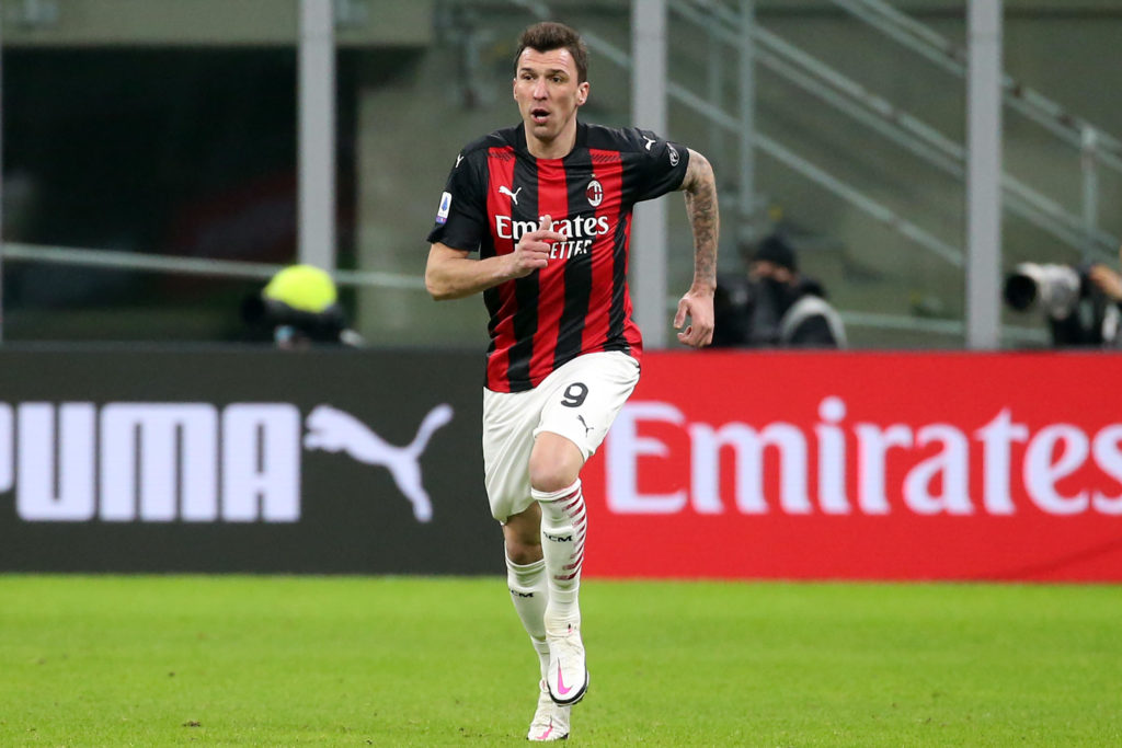 Milan striker Mario Mandzukic