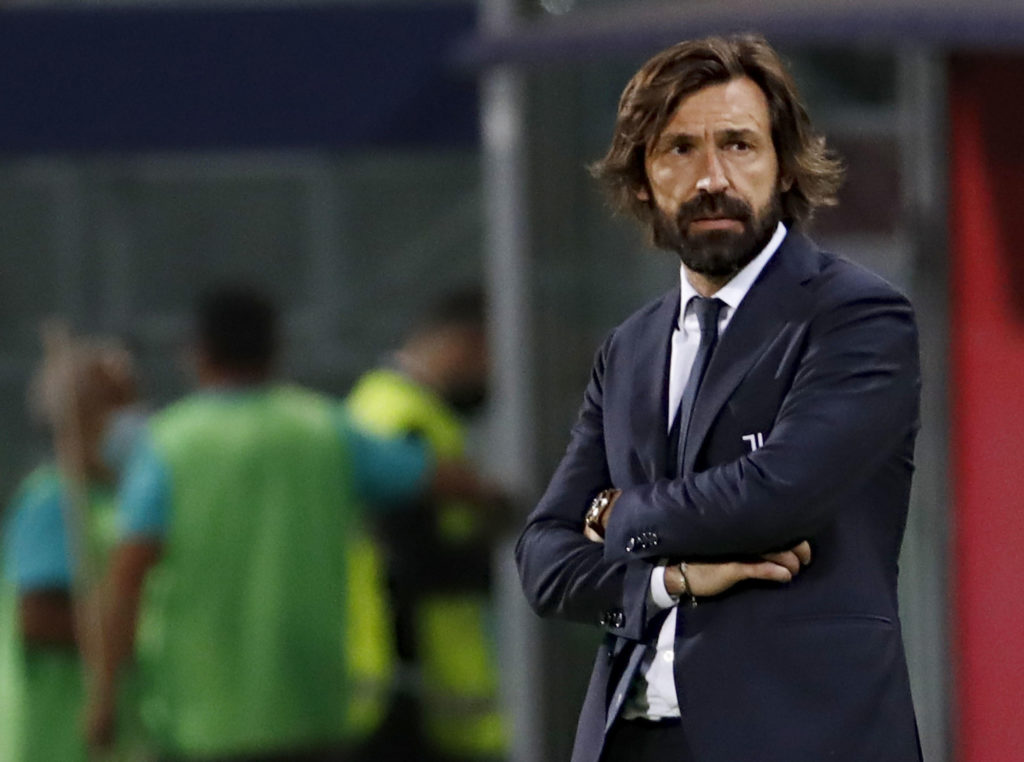Juventus coach Andrea Pirlo