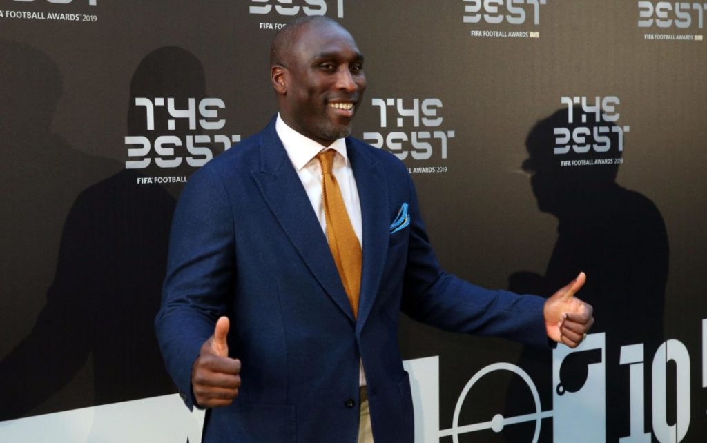 Sol Campbell at the Best FIFA awards