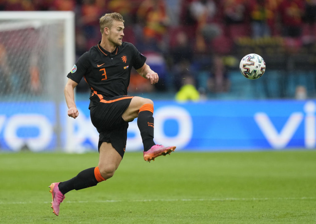 Matthijs de Ligt of the Netherlands in action during the UEFA EURO 2020