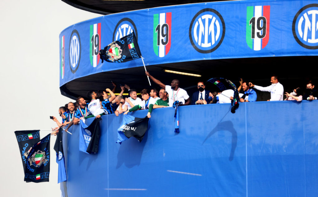 Inter celebrate Scudetto