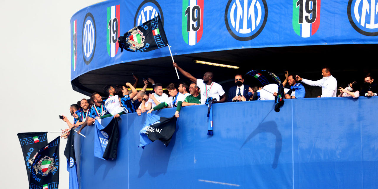 Inter celebrate Scudetto