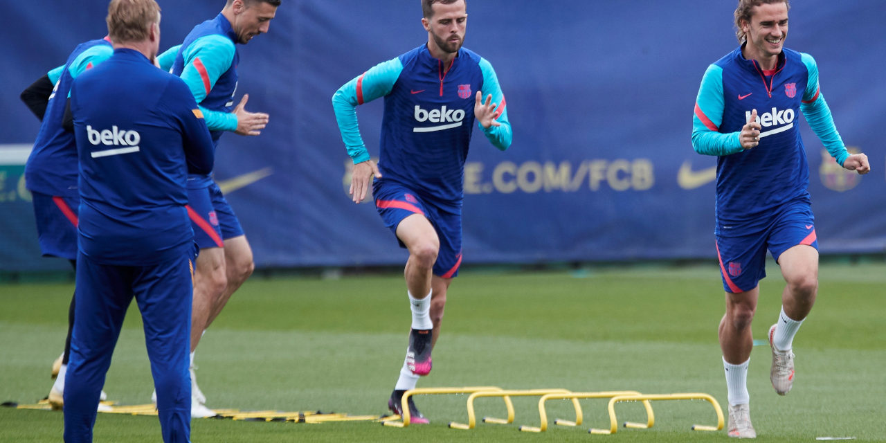 Miralem Pjanic training