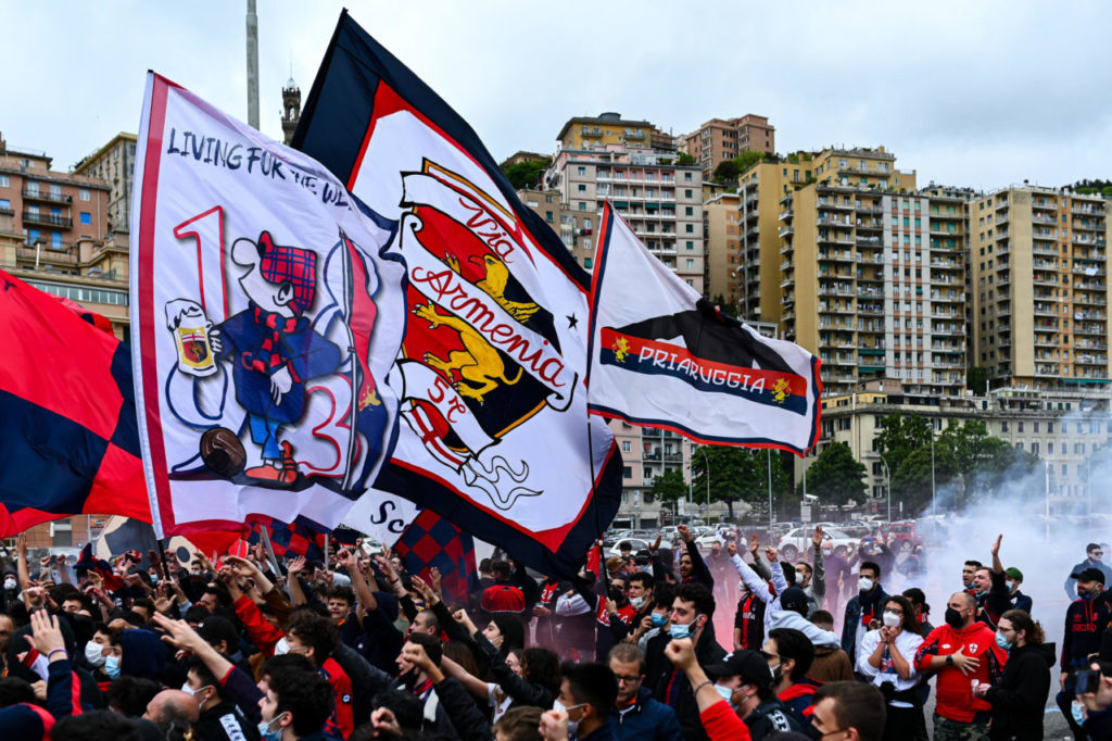 Genoa fans