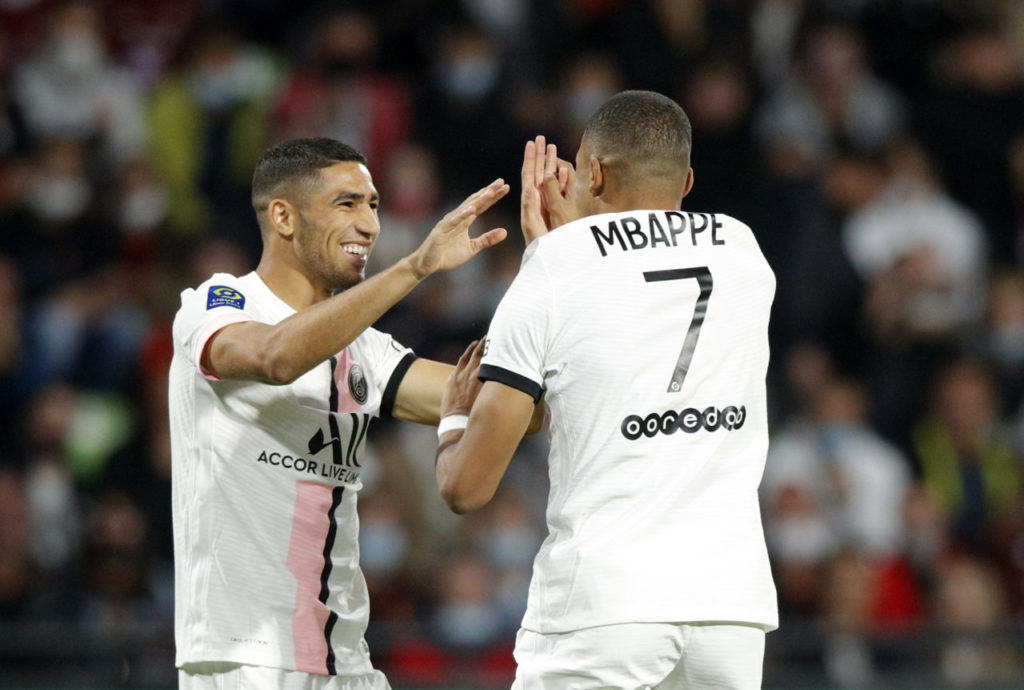 Hakimi and Mbappe