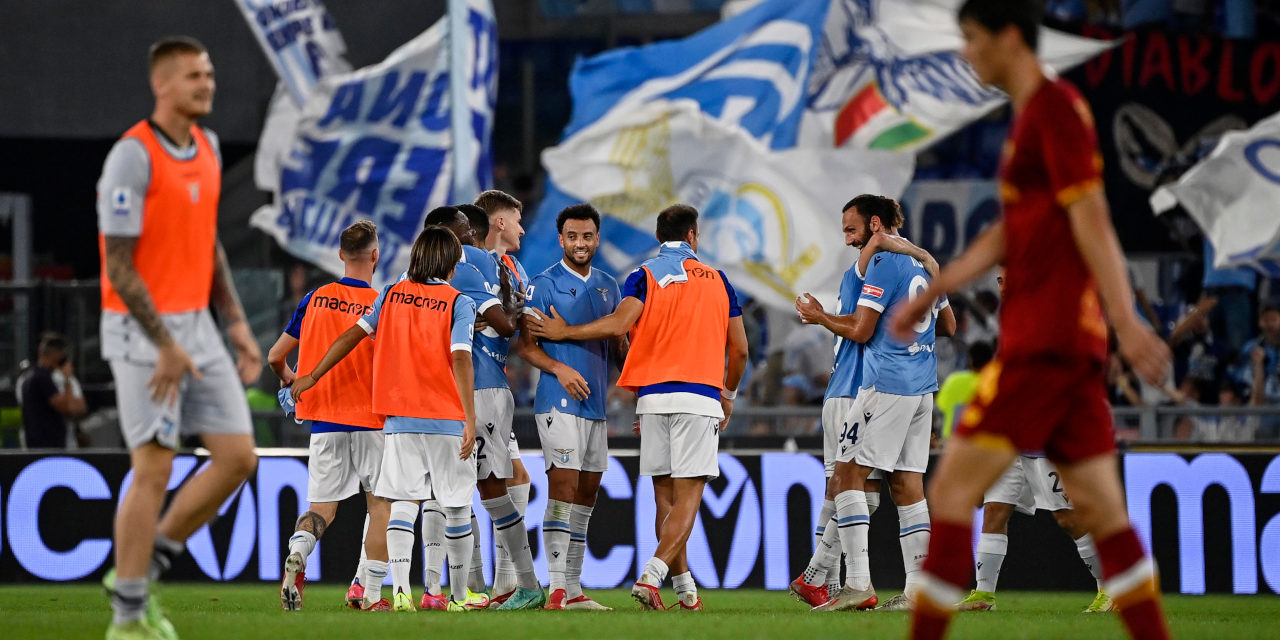 Lazio celebrate fans
