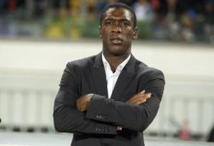 epa07171253 Cameroon's head coach Clarence Seedorf during the Africa Cup of Nations (AFCON) 2019 qualifying soccer match between Morocco and Cameroon in Casablanca, Morocco, 16 November 2018. EPA-EFE/JALAL MORCHIDI