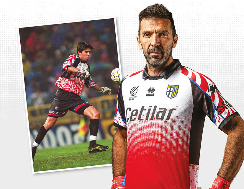 Buffon AC PARMA ブッフォン Parma release special edition Buffon debut jersey - Football