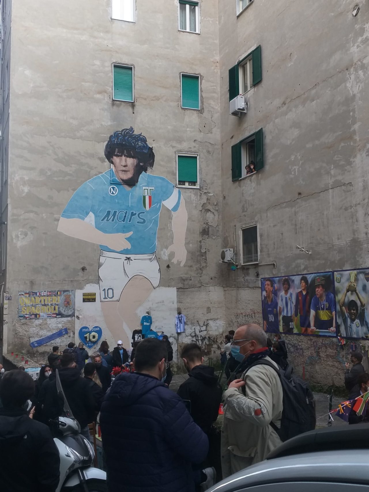 Maradona mural, Naples