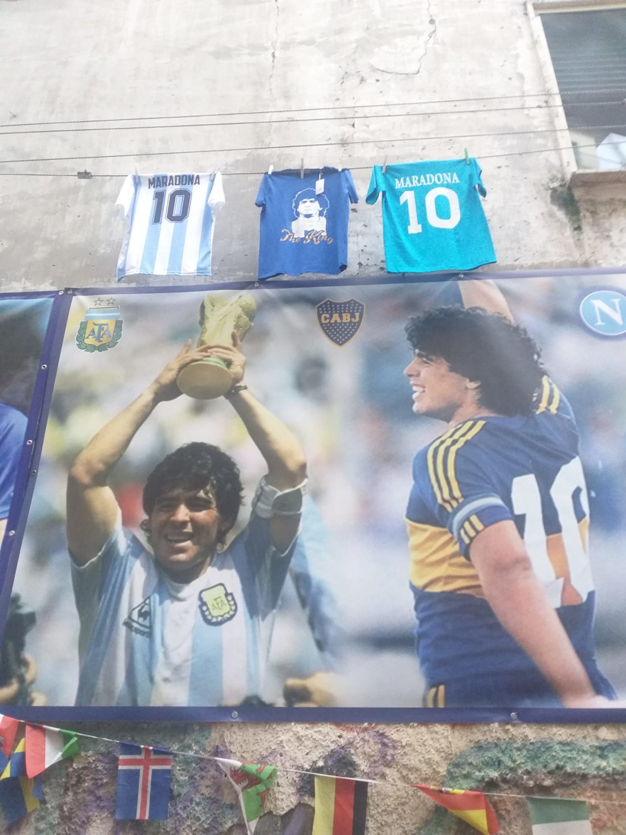 Maradona kits Napoli