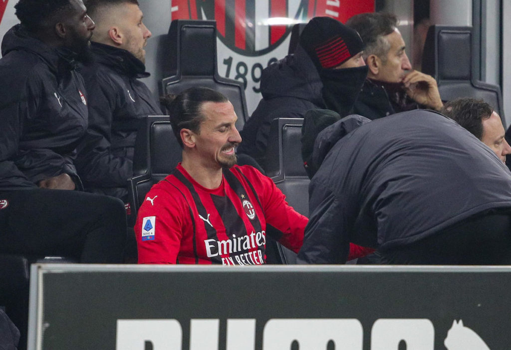 Zlatan Ibrahimovic injured