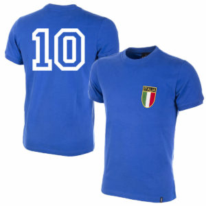 Italy No10 Totti Blue Home Long Sleeves Soccer Country Jersey
