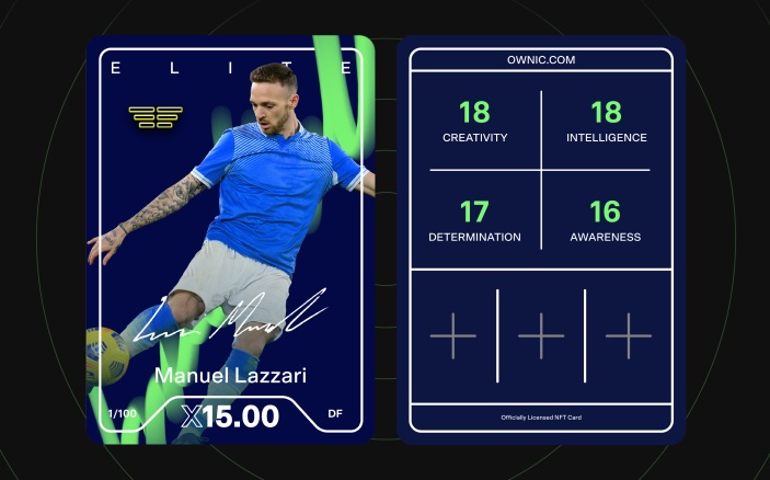 Quels sont les différents types de cartes OWNIC et combien y en a-t-il ? -  Football Italia