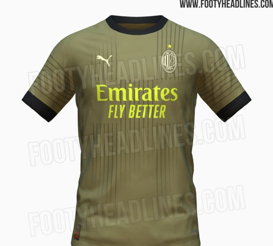 Esta será la camiseta del Milan en la próxima temporada