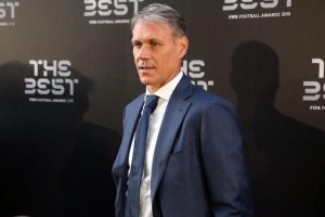 Former Dutch international and AC Milan forward Marco Van Basten arrives for the Best FIFA Football Awards 2019 in Milan, Italy, 23 September 2019. EPA-EFE/MATTEO BAZZI