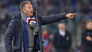 UC Sampdoria's head coach Sinisa Mihajlovic reacts during the Italian Serie A soccer match between SS Lazio and UC Sampdoria at the Olimpico stadium in Rome, Italy, 05 January 2015. EPA/ETTORE FERRARI