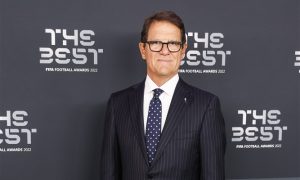 epa10494184 Former Italian soccer coach Fabio Capello arrives for the The Best FIFA Football Awards 2022 ceremony in Paris, France, 27 February 2023. EPA-EFE/YOAN VALAT