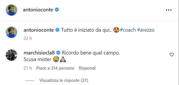 Why Juventus legend Marchisio trolled Conte on Instagram - Football Italia