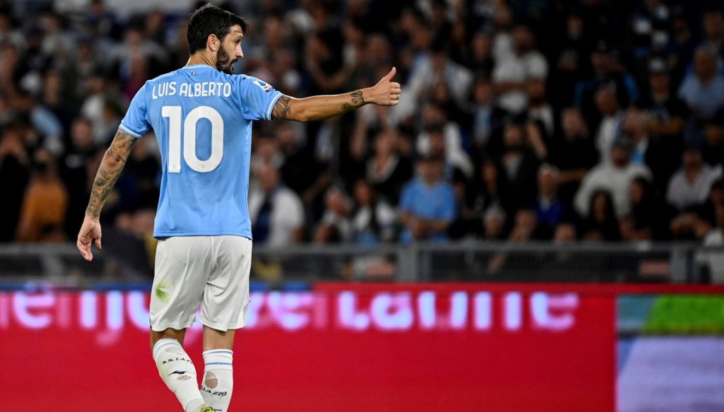 Lazio's Luis Alberto reacts during the Serie A soccer match between SS Lazio and AC Monza at the Olimpico stadium in Rome, Italy, 23 September 2023. EPA-EFE/RICCARDO ANTIMIANI