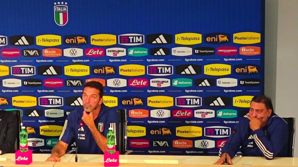 Buffon Corbi italy press conference 2309