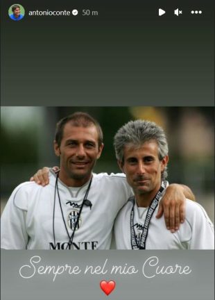 Conte honours Ventrone one year after his death - picture - Football Italia