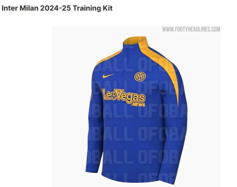 Inter 202425 third kit and training shirt info leaked pictures and