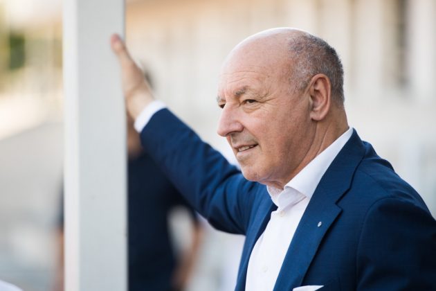 Giuseppe Marotta, CEO for sport of Inter Milan, during the friendly game soccer match between FC Lugano and FC Internazionale Milano, in Lugano, Switzerland, 12 July 2022,. EPA-EFE/Alessandro Crinari