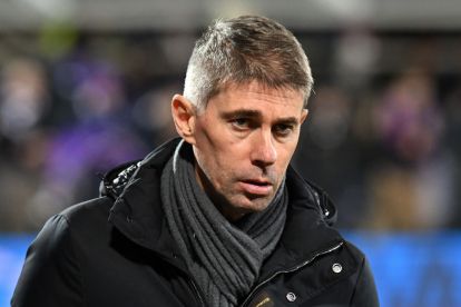 FLORENCE, ITALY - MARCH 04:Frederic Massara of AC Milan looks on during the Serie A match between ACF Fiorentina and AC MIlan at Stadio Artemio Franchi on March 04, 2023 in Florence, Italy. (Photo by Alessandro Sabattini/Getty Images) (Now at Roma)