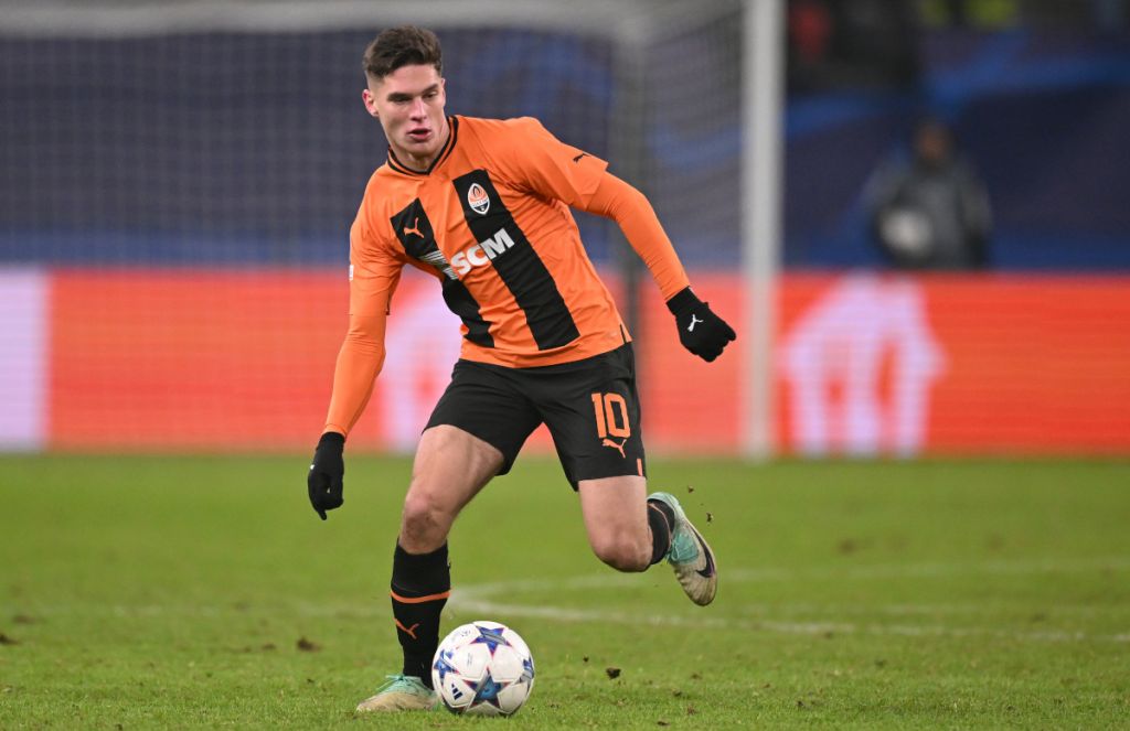 Arsenal challenge Napoli for Sudakov as Shakhtar look to Mudryk transfer  fee - Football Italia