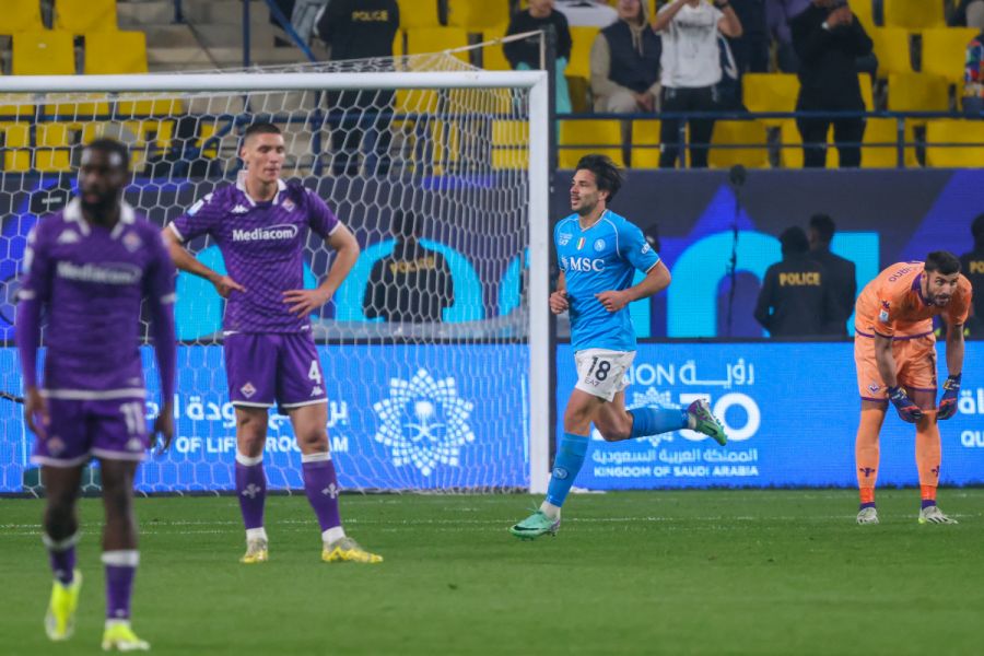 Stadium nearly empty for NapoliFiorentina as Saudi fans wanted Milan