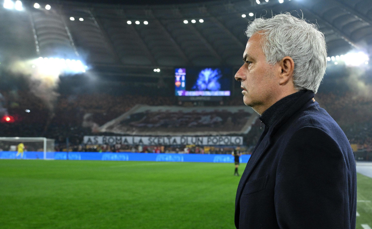 Jose Mourinho Roma Lazio Coppa