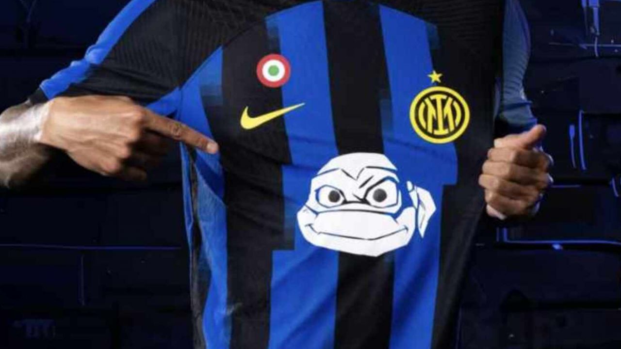 Picture: Inter unveil special edition Teenage Mutant Ninja Turtles  sponsored kits - Football Italia