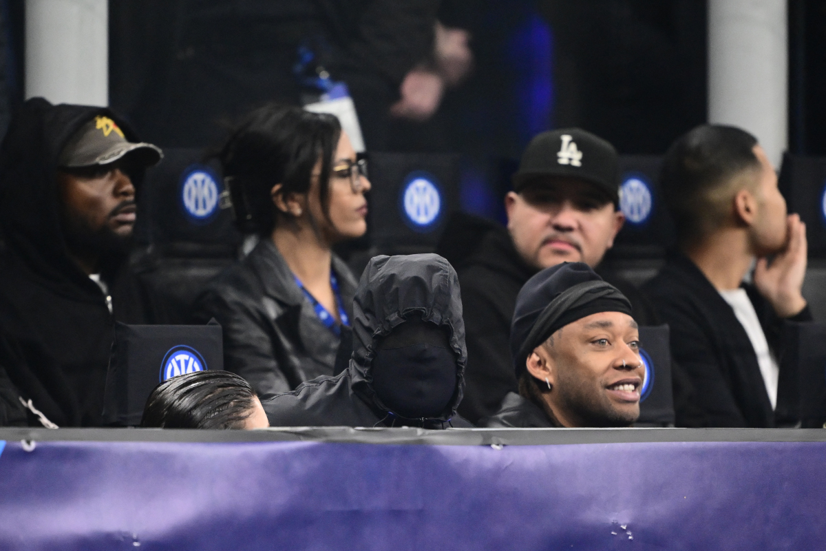 Video: Milan mock Kanye West outfit at Inter match