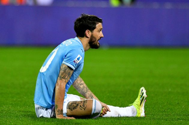 FLORENCE, ITALY - FEBRUARY 26: Luis Alberto of SS Lazio reacts during the Serie A TIM match between ACF Fiorentina and SS Lazio at Stadio Artemio Franchi on February 26, 2024 in Florence, Italy. (Photo by Marco Rosi - SS Lazio/Getty Images)
