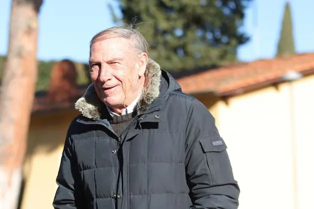 FLORENCE, ITALY - JANUARY 29: Zdenek Zeman during the "Panchina d'Oro" award season 2022/2023 at Centro Tecnico Federale di Coverciano on January 29, 2024 in Florence, Italy. (Photo by Gabriele Maltinti/Getty Images)
