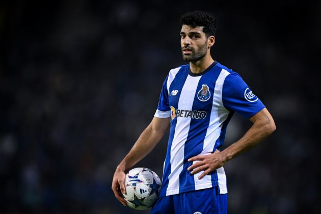 PORTO, PORTUGAL - NOVEMBER 7: Mehdi Taremi of FC Porto looks on during the UEFA Champions League match between FC Porto and Royal Antwerp FC at Estadio do Dragao on November 7, 2023 in Porto, Portugal. (Photo by Octavio Passos/Getty Images)