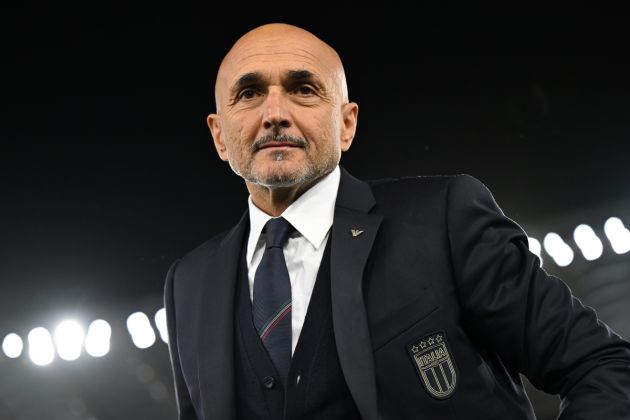 ROME, ITALY - NOVEMBER 17: Head coach of Italy Luciano Spalletti looks on before the UEFA EURO 2024 European qualifier match between Italy and North Macedonia at Stadio Olimpico on November 17, 2023 in Rome, Italy. (Photo by Claudio Villa/Getty Images)