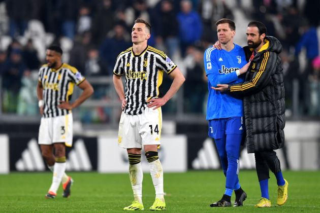 TURIN, ITALY - FEBRUARY 12: Arkadiusz Milik of Juventus looks dejected following defeat in the Serie A TIM match between Juventus and Udinese Calcio - Serie A TIM at on February 12, 2024 in Turin, Italy. (Photo by Valerio Pennicino/Getty Images)