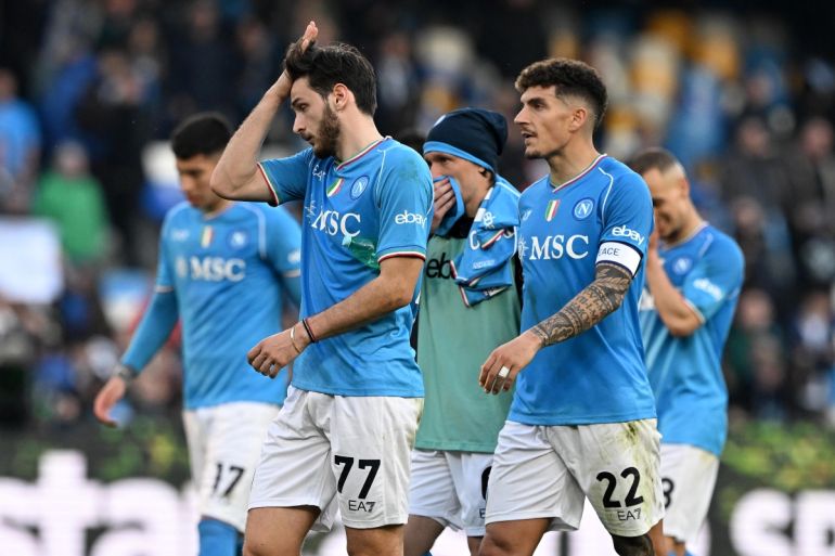 Napoli risk losing stars with no European football