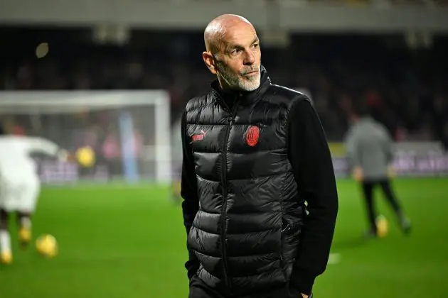 SALERNO, ITALY - DECEMBER 22: Stefano Pioli AC Milan head coach before the Serie A TIM match between US Salernitana and AC Milan at Stadio Arechi on December 22, 2023 in Salerno, Italy. (Photo by Francesco Pecoraro/Getty Images)