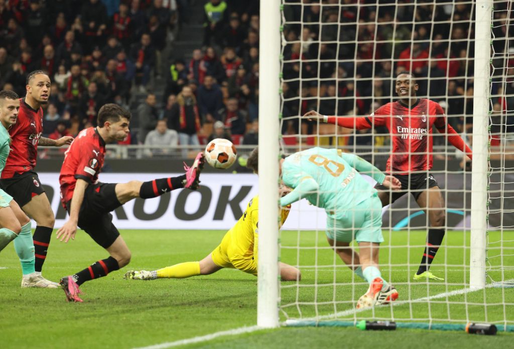 Pulisic on 'stealing' goal from Milan teammate Rafael Leao