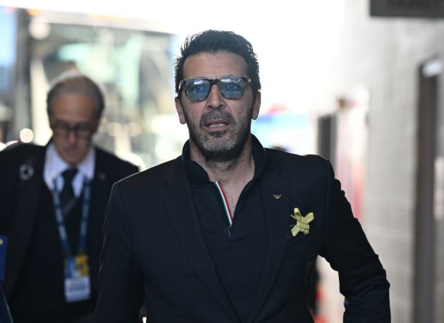 Gianluigi Buffon of Italy arrives before the International Friendly match between Ecuador and Italy at Red Bull Arena on March 24, 2024 in Harrison, New Jersey. (Photo by Claudio Villa/Getty Images)