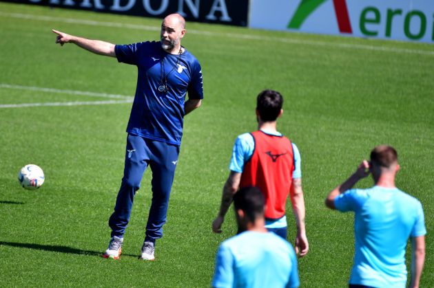 ROME, ITALY - MARCH 20: SS Lazio head coach Igor Tudor gestures during the SS Lazio training session at the Formello sport centre on March 20, 2024 in Rome, Italy. (Photo by Marco Rosi/Getty Images)