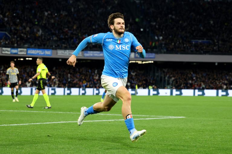 Kvaratskhelia goal against Juventus is deja vu for Napoli - Video