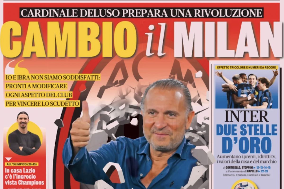 Today's papers – Pogba suspended, and Cardinale changes Milan