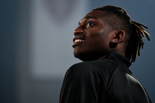 AC Milan forward #10 Rafael Leao looks on ahead of the Italian Serie A football match between AC Monza and AC Milan at the Brianteo stadium in Monza, Italy on February 18, 2024. (Photo by Piero CRUCIATTI / AFP)