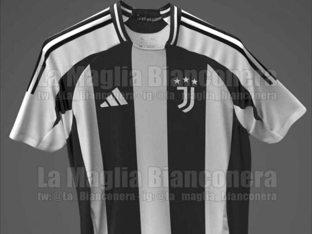 Rumoured Juventus 2024-25 home shirt - online leak April 2024