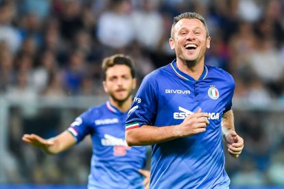 GENOA, Italia - 30 Mei: Mantan pemain sepak bola Roma Antonio Cassano selama pertandingan amal 'Cuore' di Stadion Luigi Ferraris pada 30 Mei 2018 di Genoa, Italia. (Foto oleh gambar Paolo Rattini/Getty)
