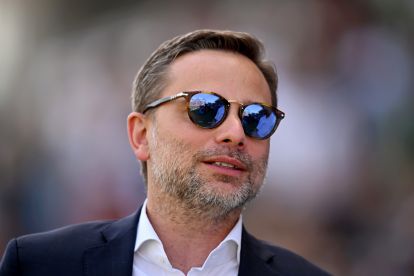 REGGIO NELL'EMILIA, ITALY - APRIL 14: Giorgio Furlani CEO of AC Milan looks on prior to the Serie A TIM match between US Sassuolo and AC Milan at Mapei Stadium - Citta' del Tricolore on April 14, 2024 in Reggio nell'Emilia, Italy. (Photo by Alessandro Sabattini/Getty Images)